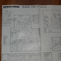 schema brionvega algol tvc11 + istruzioni