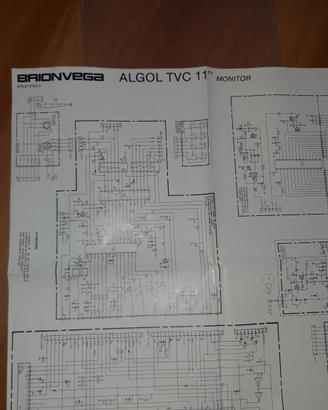 schema brionvega algol tvc11 + istruzioni