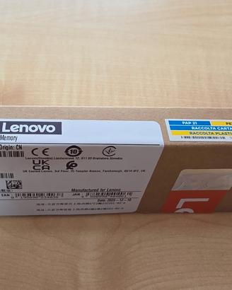 RAM 16gb DDR4 Lenovo NUOVA 