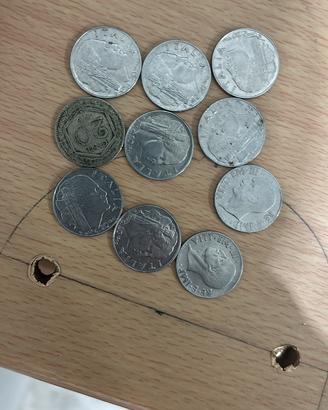 Moneta 20 cent 1918 + 9 monete 20 cent 1941