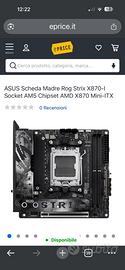 Scheda madre Asus Rog Strix X870-I mini itx