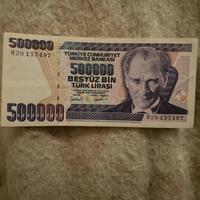 500.000 e. 250.000 franchi turchi