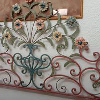 spalliera letto in ferro 