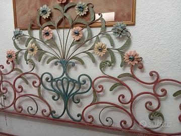 spalliera letto in ferro 