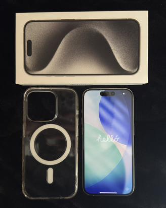 iphone 15pro 128gb + mag safe