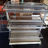 Carrello scolapiatti ristorante