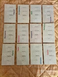 Collana di 12 libricini di grandi poeti italiani 