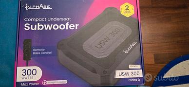 Subwoofer attivo per auto 300 watt Inphase 