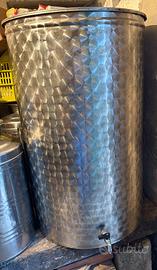 Contenitore per olio acciaio inox