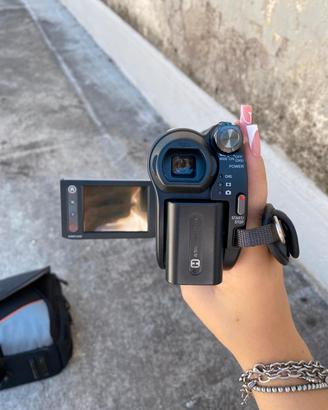 videocamera Sony con borsa