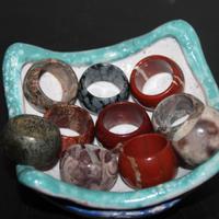 Anelli artigianali in pietra naturale Artigianale