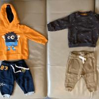 Set completo vestiti per Halloween 9-12 mesi