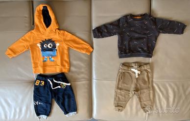 Set completo vestiti per Halloween 9-12 mesi