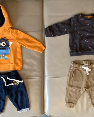 Set completo vestiti per Halloween 9-12 mesi