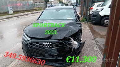 Audi A3 SPORTBACK incidentata sinistrata mondialca