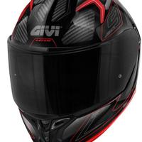 Casco Moto GIVI 50.9 Enigma Black/Titanium /Red (M