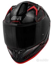 Casco Moto GIVI 50.9 Enigma Black/Titanium /Red (M