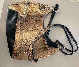 Borsa pelle di serpente