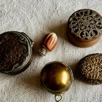 5 scatoline antiche fine’800 primi 900