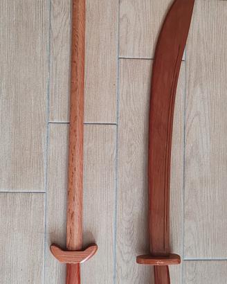 armi di legno per arti marziali (kung-fu, ecc..)
