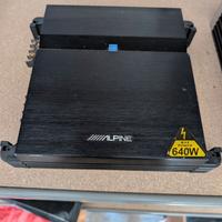 Amplificatore Alpine PMX-F640 4 Canali 640W