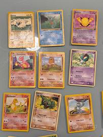 Carte dei pokemon vecchie