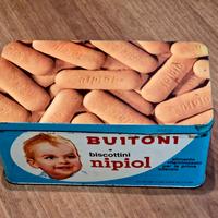 Scatola latta Buitoni nipiol