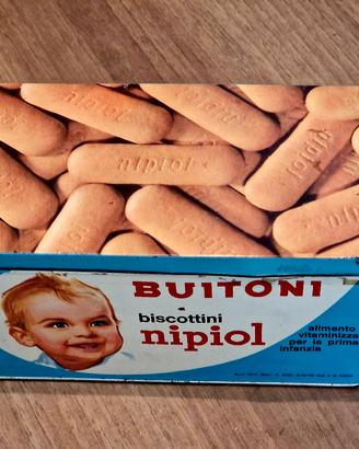 Scatola latta Buitoni nipiol