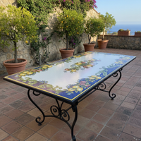 TAVOLO IN PIETRA LAVICA MIS. 100X200 CM. IN ITALIA