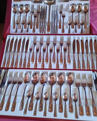 Servizio posate vintage INOX NUOVE!