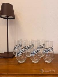 Bicchieri vintage Vecchia Romagna Etichetta Nera