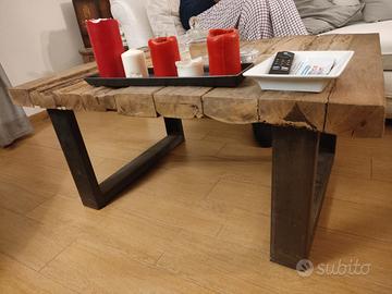 tavolo basso da salotto industrial