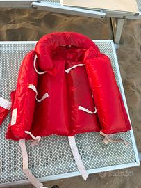 Giubbotto rosso  salvataggio vintage