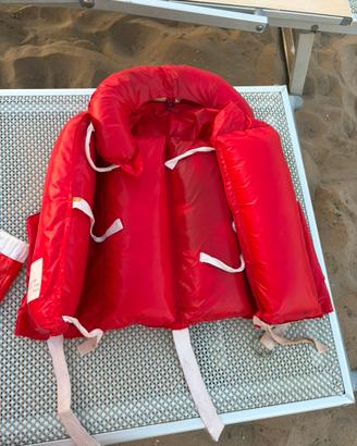Giubbotto rosso  salvataggio vintage
