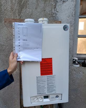 Caldaia unikal IDEA camera stagna gas metano
