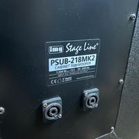 4 SUBWOOFER passivi 18 pollici