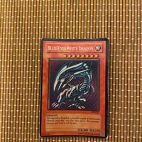 Carta Yu gi oh drago bianco occhi blu