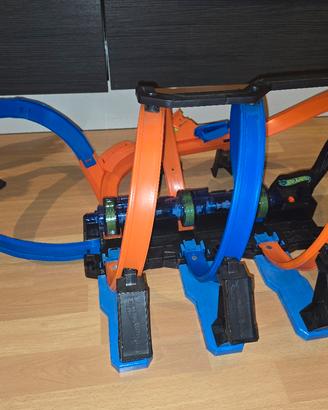 pista hot wheels  schianti rotanti elettrica
