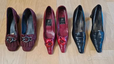 3 paia scarpe Di Sandro Fratelli Rossetti  Lorafer