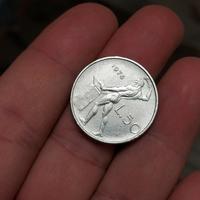 Moneta 50 lire del 1976