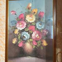 Quadro Vintage Natura Morta - Fiori Colorati in
Va