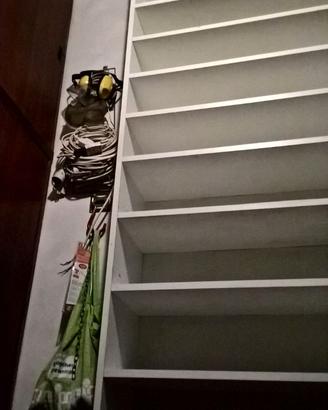 Mobile giorno Scarpiera Scaffale Libreria h. 2,71