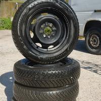gomme e cerchi in ferro originali panda 4x4