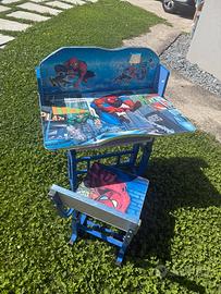 Scrivania spiderman 3/6 anni