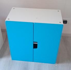 2 Mobili ikea azzurri bianchi 30 x 60 x 65