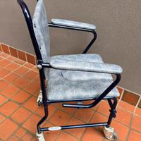 CARROZZINA SEDIA A ROTELLE GIALDI DOCCIA DISABILI