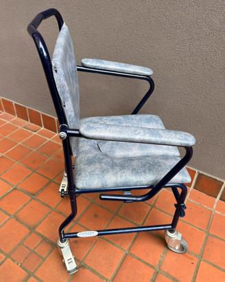 CARROZZINA SEDIA A ROTELLE GIALDI DOCCIA DISABILI