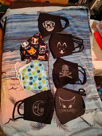 N 35 MASCHERINE  in stoffa con porta filtro 