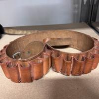 Cintura cartuccera in cuoio