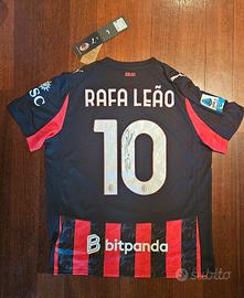 Maglia Rafa Leao Milan  Autografata NUOVA 